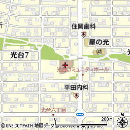 セブンイレブン精華町光台店周辺の地図