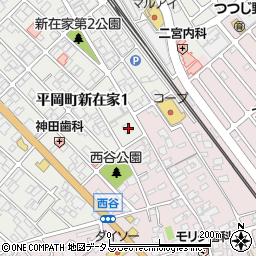 兵庫県加古川市平岡町新在家1丁目253周辺の地図
