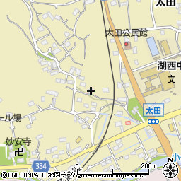 静岡県湖西市太田840周辺の地図
