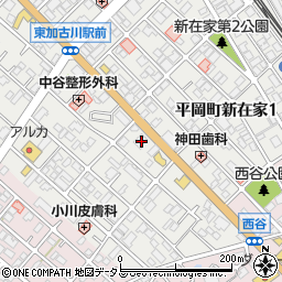 兵庫県加古川市平岡町新在家73-5周辺の地図