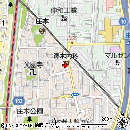 澤木内科周辺の地図