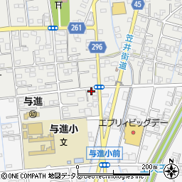 静岡県浜松市中央区市野町2349周辺の地図