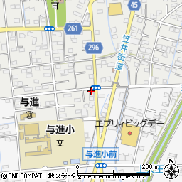 静岡県浜松市中央区市野町2348周辺の地図