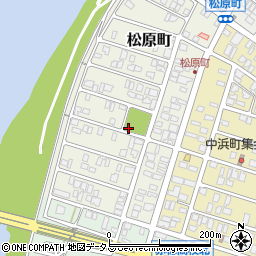 尾崎第２公園トイレ周辺の地図