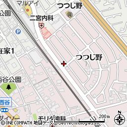 兵庫県加古川市平岡町つつじ野1-209周辺の地図