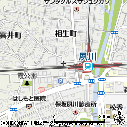 パルパローレ夙川周辺の地図