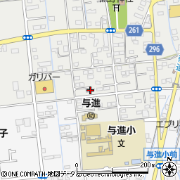 静岡県浜松市中央区市野町2408周辺の地図