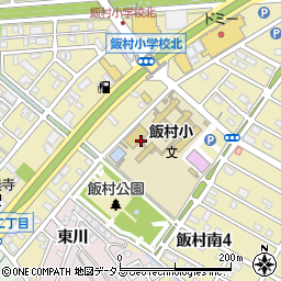 愛知県豊橋市飯村南周辺の地図