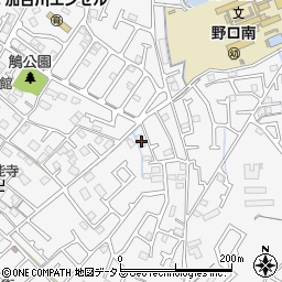 兵庫県加古川市野口町古大内226-1周辺の地図