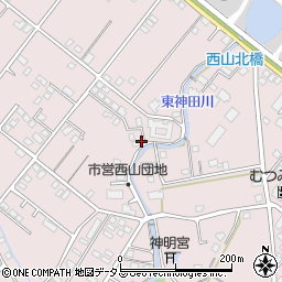 静岡県浜松市中央区西山町1923周辺の地図