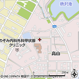 愛知県豊橋市飯村町高山120周辺の地図