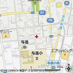 静岡県浜松市中央区市野町2365周辺の地図
