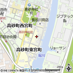 兵庫県高砂市高砂町東宮町128周辺の地図
