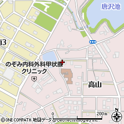 愛知県豊橋市飯村町高山121周辺の地図