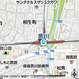 りそな銀行夙川駅前 ＡＴＭ周辺の地図