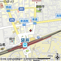 スルガ銀行袋井支店周辺の地図