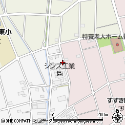 静岡県磐田市富丘122-2周辺の地図