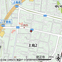 静岡県浜松市中央区上島周辺の地図