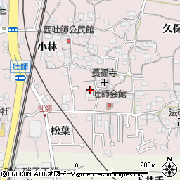 京都府木津川市吐師前ノ橋5周辺の地図