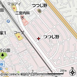 兵庫県加古川市平岡町つつじ野1-198周辺の地図