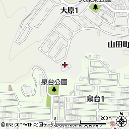 トイレ交換・便器交換の生活救急車　神戸市北区エリア専用ダイヤル周辺の地図