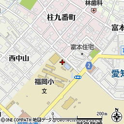 福岡校区　市民館周辺の地図