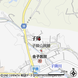 静岡県掛川市子隣128周辺の地図