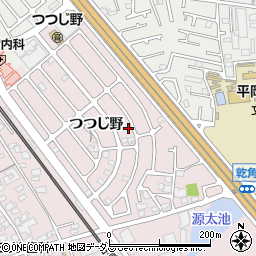 兵庫県加古川市平岡町つつじ野1-257周辺の地図