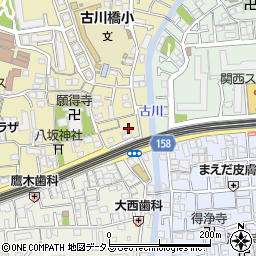 大阪府門真市御堂町5-13周辺の地図
