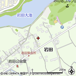 岡山県赤磐市岩田260周辺の地図