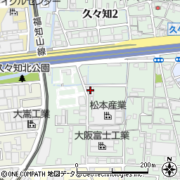 阪神バレル株式会社　本社周辺の地図