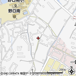 兵庫県加古川市野口町古大内136周辺の地図
