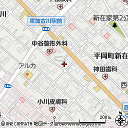 兵庫県加古川市平岡町新在家201-6周辺の地図