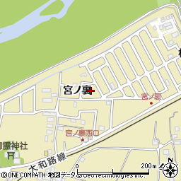 京都府木津川市木津宮ノ裏34周辺の地図