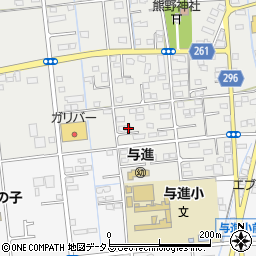 静岡県浜松市中央区市野町2409周辺の地図