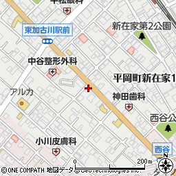 兵庫県加古川市平岡町新在家119周辺の地図