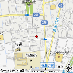 静岡県浜松市中央区市野町2366周辺の地図