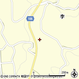 広島県神石郡神石高原町李176周辺の地図
