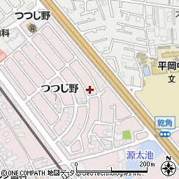 兵庫県加古川市平岡町つつじ野1-286周辺の地図