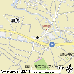 静岡県菊川市加茂1496周辺の地図