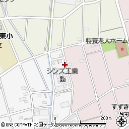 静岡県磐田市富丘122-1周辺の地図