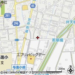 桐光学院　与進校周辺の地図