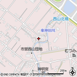 静岡県浜松市中央区西山町1882周辺の地図