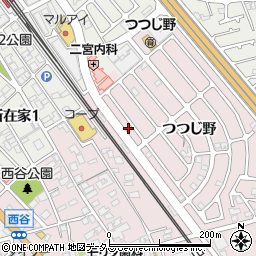 兵庫県加古川市平岡町つつじ野1-206周辺の地図