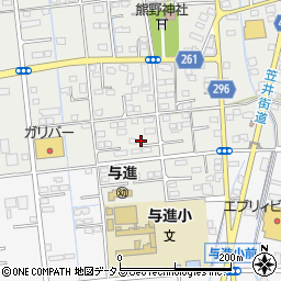 静岡県浜松市中央区市野町2396周辺の地図
