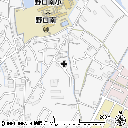 兵庫県加古川市野口町古大内203周辺の地図