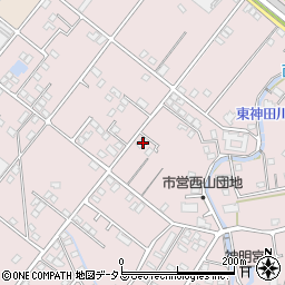 静岡県浜松市中央区西山町1937周辺の地図
