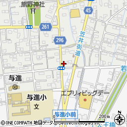 静岡県浜松市中央区市野町1576周辺の地図