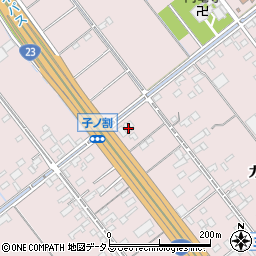愛知県豊橋市神野新田町ワノ割128周辺の地図