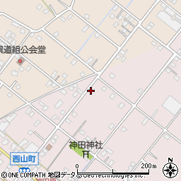 静岡県浜松市中央区西山町2091周辺の地図